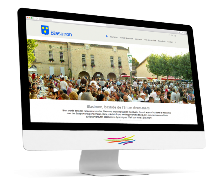 Site WordPress pour la commune de Blasimon